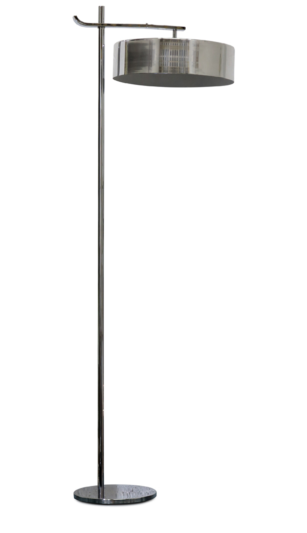 Kurt Versen Lightolier Fliptop American Art Deco Floor Lamp Modernism